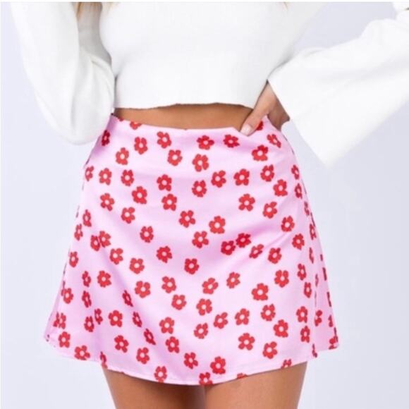 Princess Polly | Olton Mini Skirt Retro Flower - Picture 2 of 9